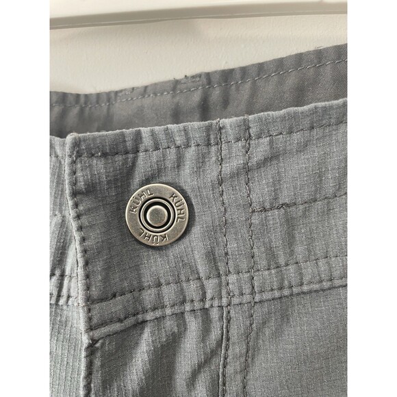Kuhl Men’s Dark Gray Cargo Utility Shorts 7 Pockets Outdoor Hiking Camping 36 - Picture 2 of 13